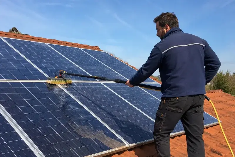 Nettoyage et entretien de panneaux solaires à Saint-Sorlin-en-Bugey